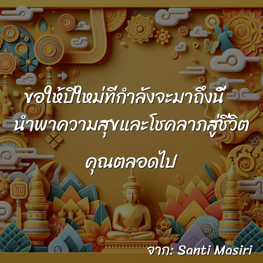 Thai New Year Card